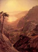 View of Donner Lake, California Albert Bierstadt